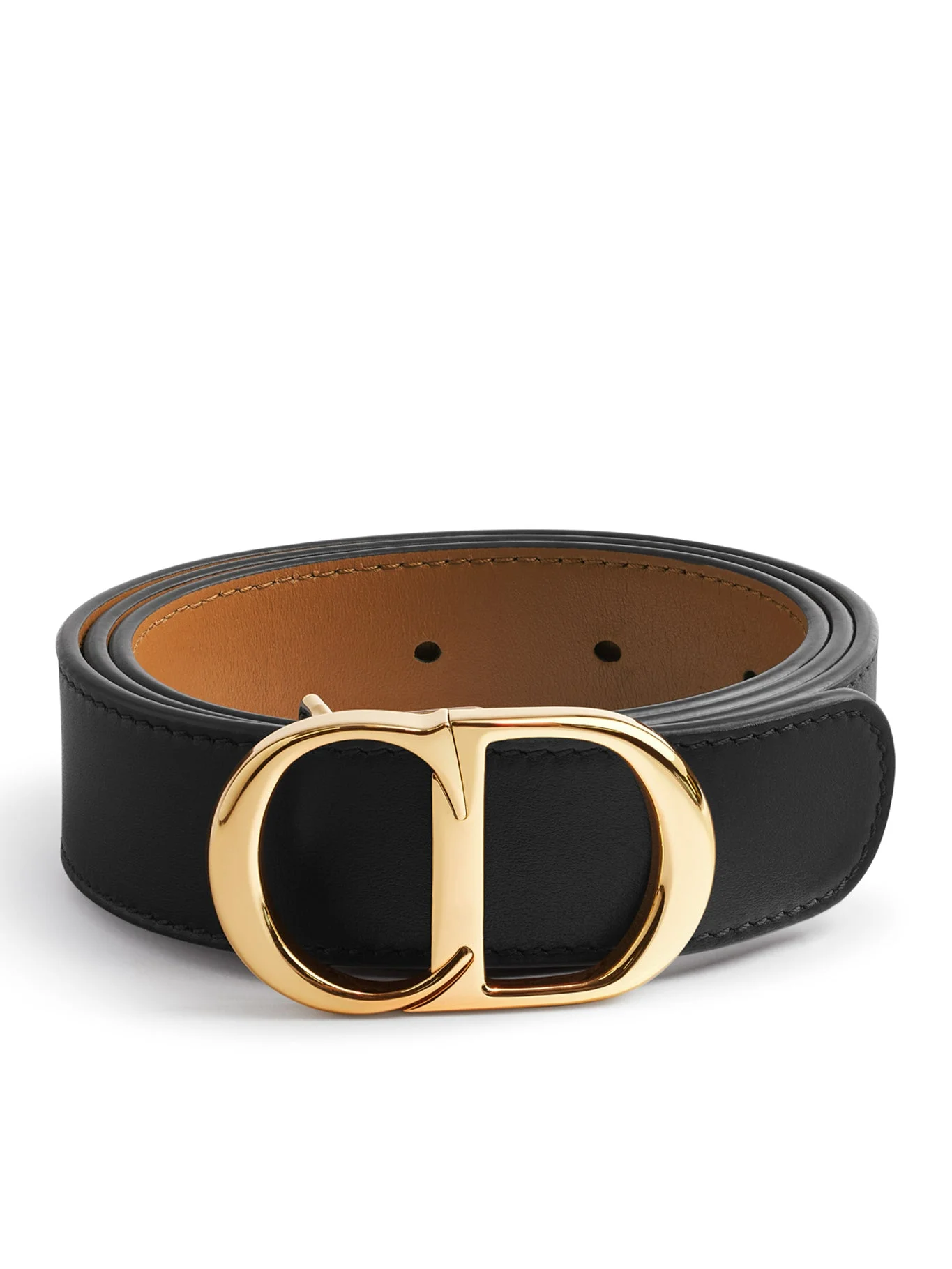 CD ICON REVERSIBLE CALFSKIN BELT - 1