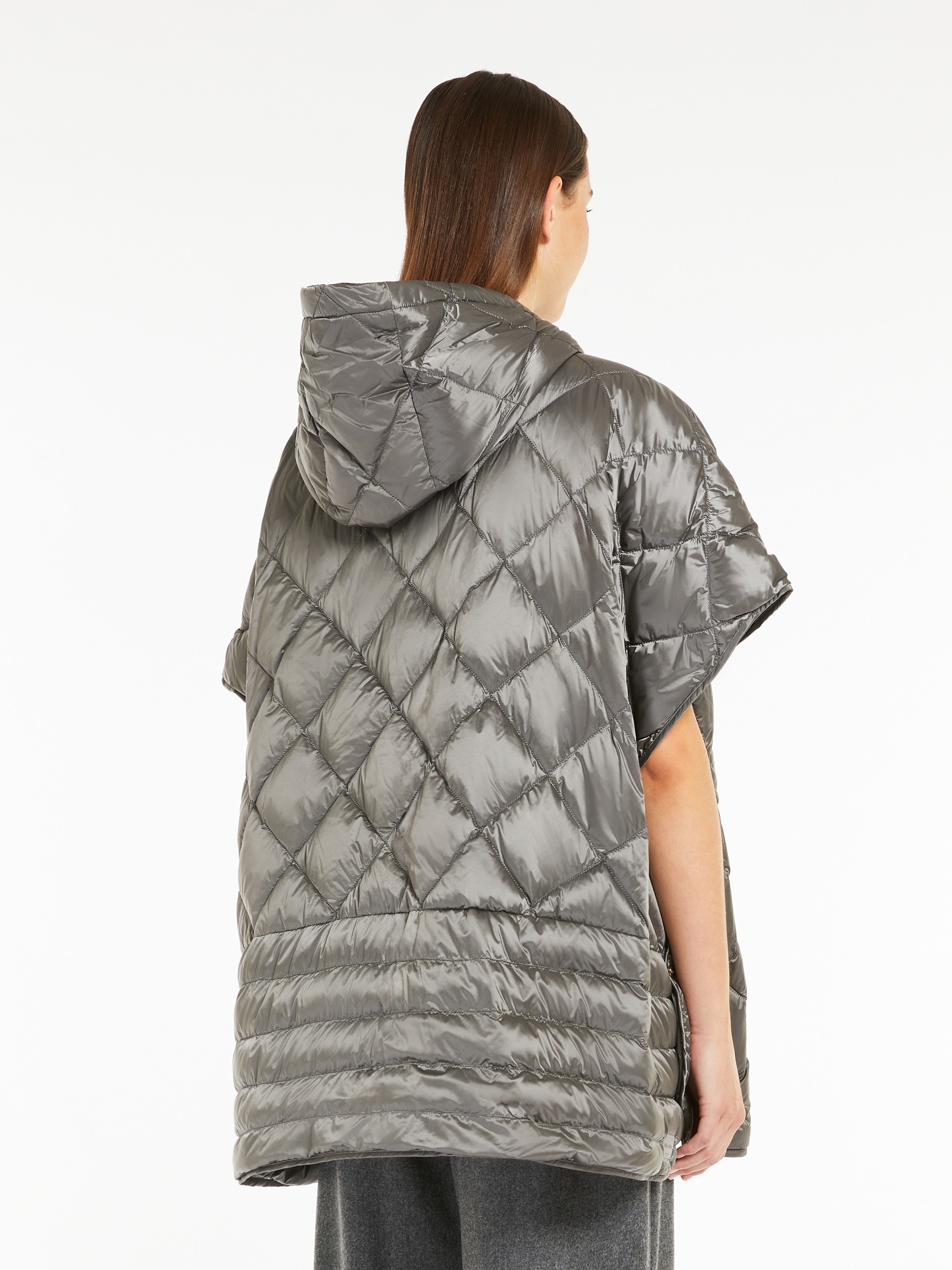 TREMAN Cape with hood in water-repellent canvas - 4