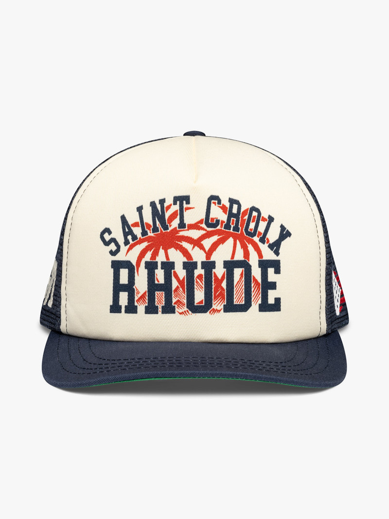 RHUDE SAINT CROIX TRUCKER HAT 1