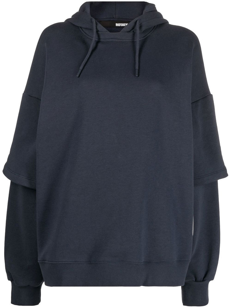 double-sleeve organic cotton hoodie 1