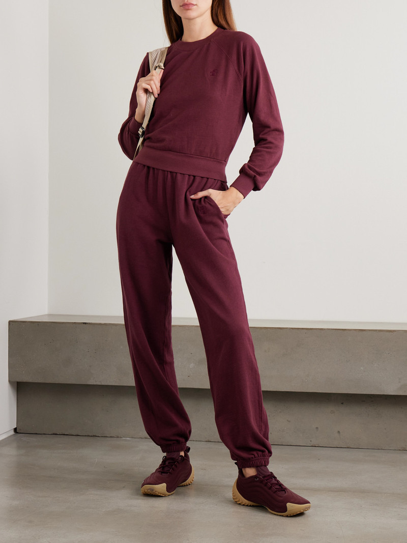 ÉTERNE Sonny Embroidered Cotton-jersey Sweatshirt outlook