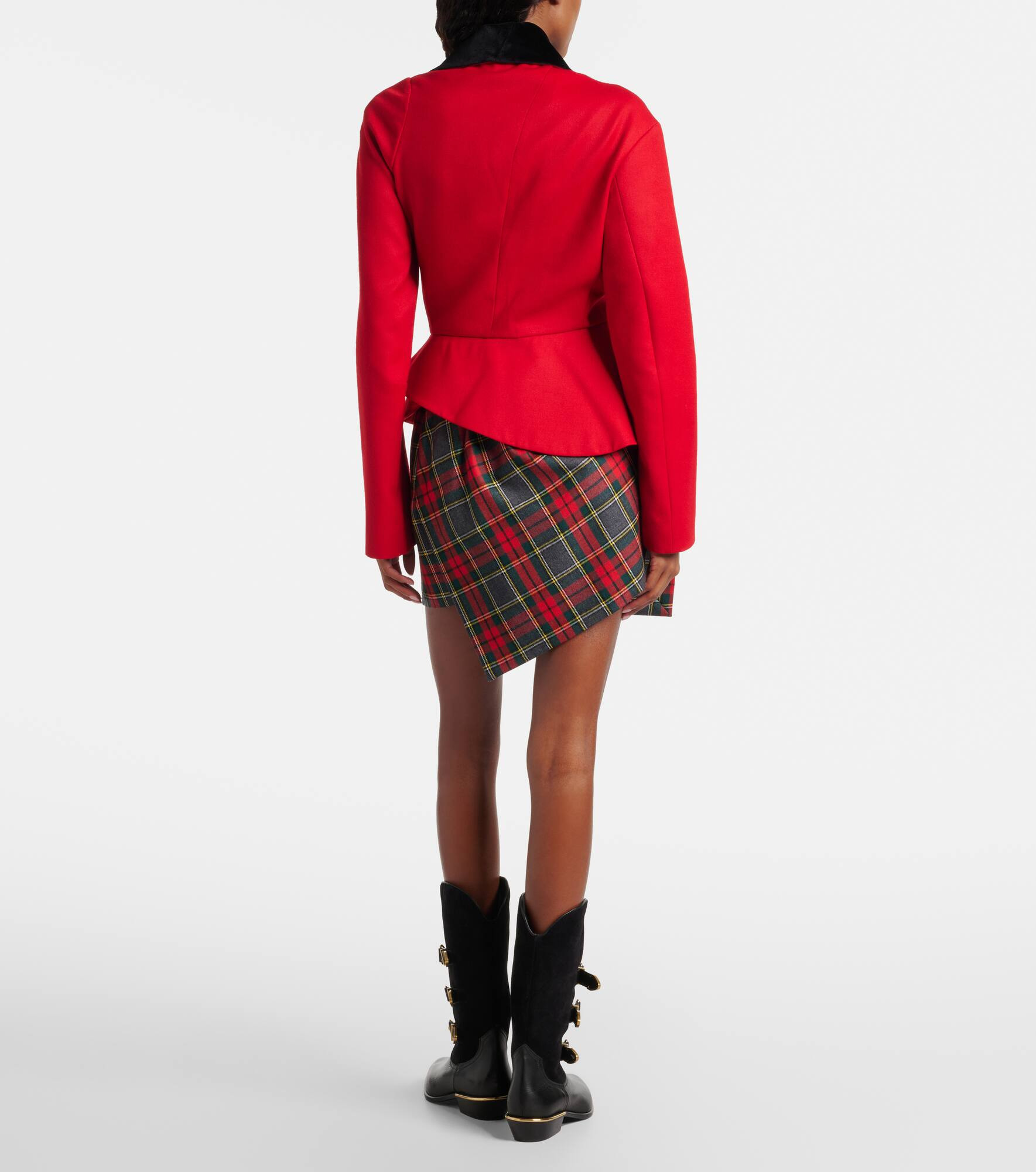 Stormy asymmetric virgin wool jacket - 3