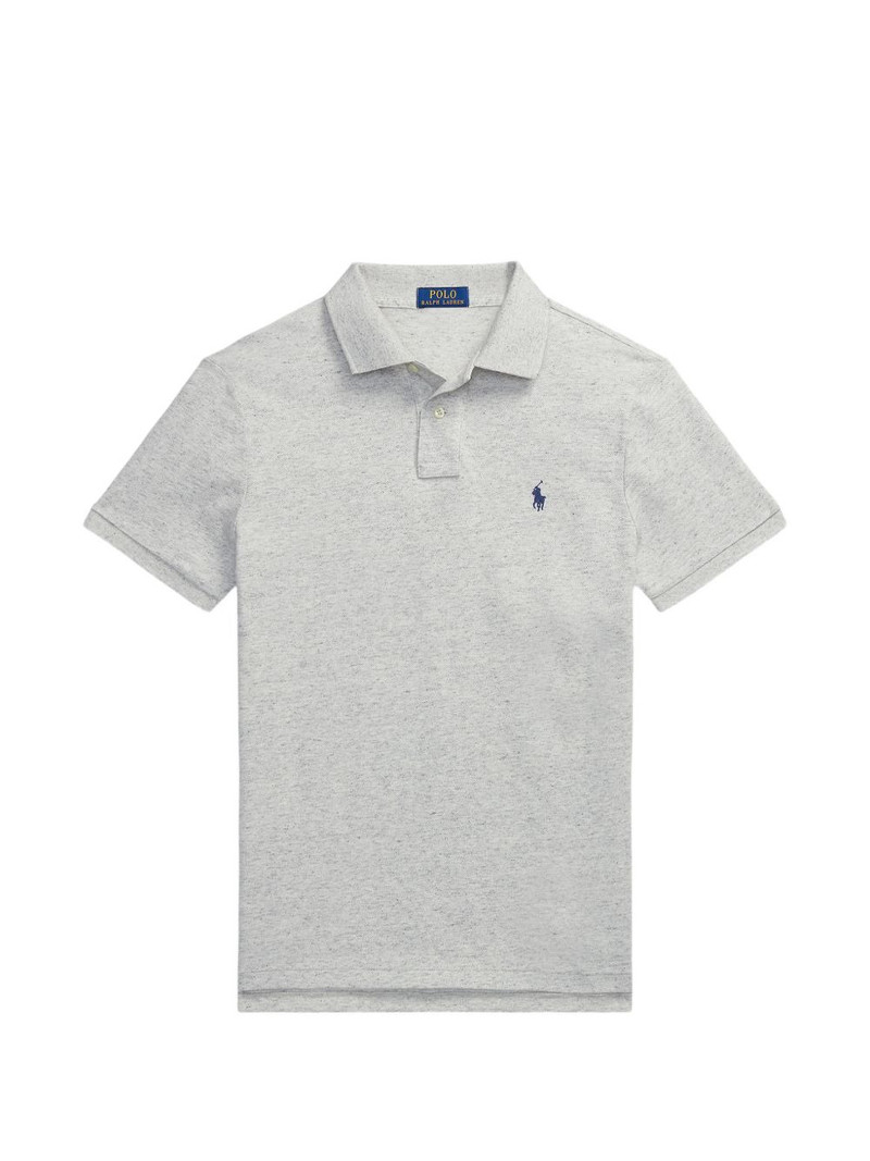 logo-embroidered polo shirt 1