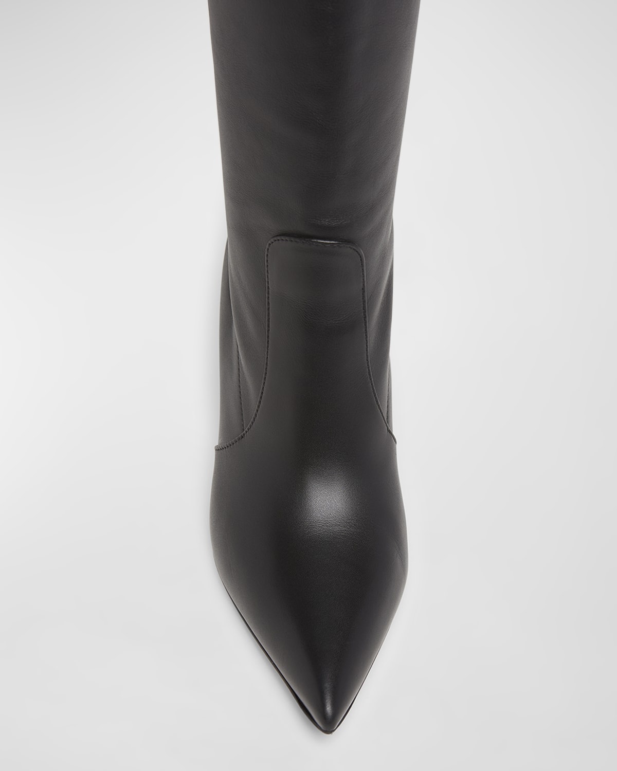 Calfskin Leather Over-The-Knee Boots - 5