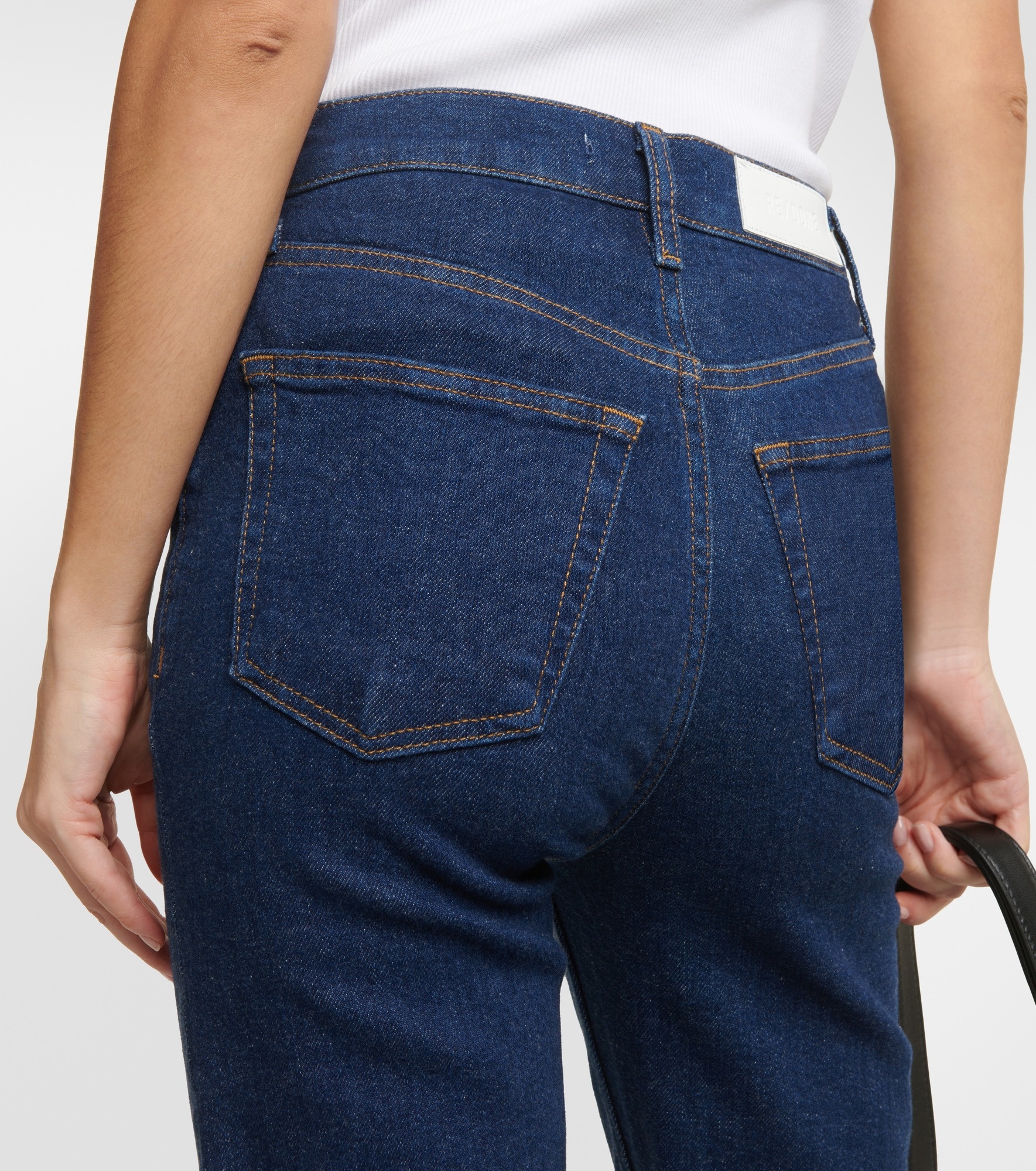 70s Stove Pipe high-rise straight jeans - 6