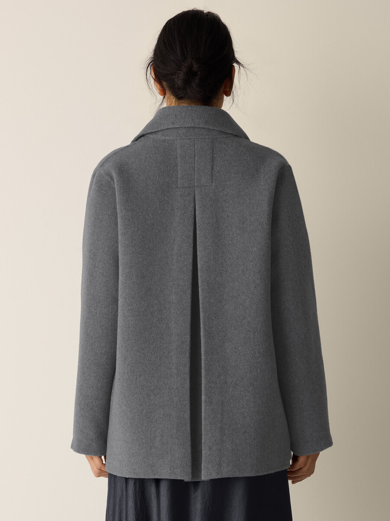 Doubleface Wool Cloud Short Coat 4