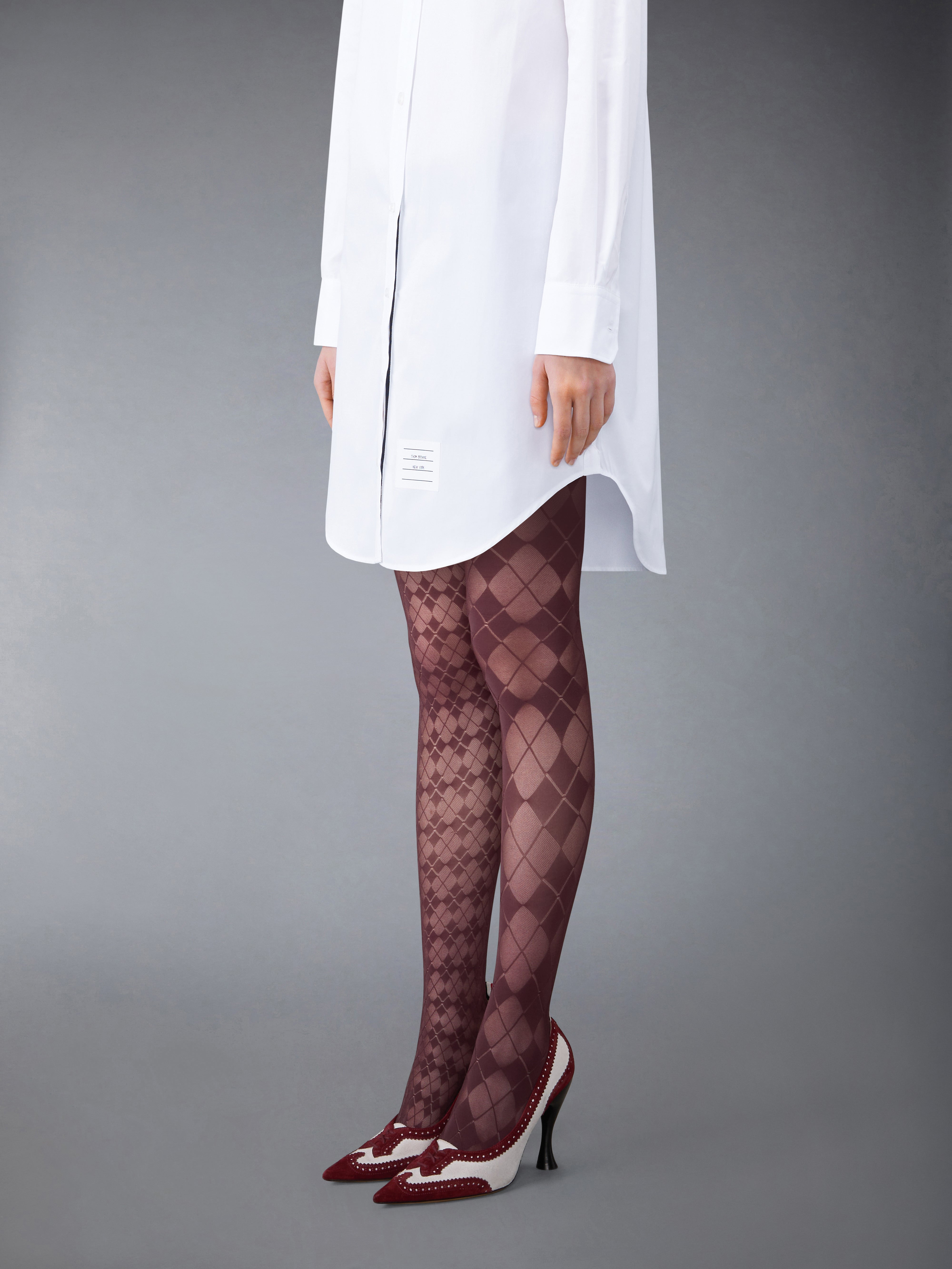 FUNMIX ARGYLE SHEER TIGHTS - 3