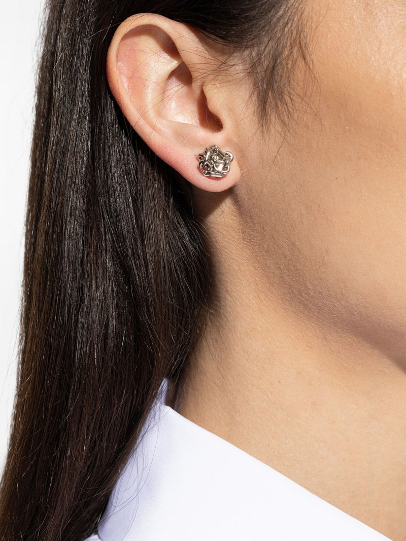 Jil Sander The coolest chain knot earrings outlook