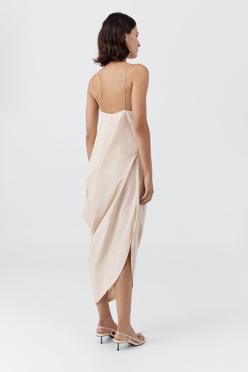 Paper Taffeta Drape Dress - Pink Salt 7