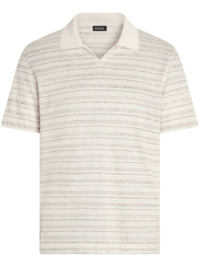 cotton-silk polo shirt 1