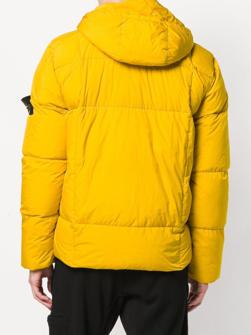Crinkle Reps 나일론 아래로 채워진 Parka "Mustard" 4