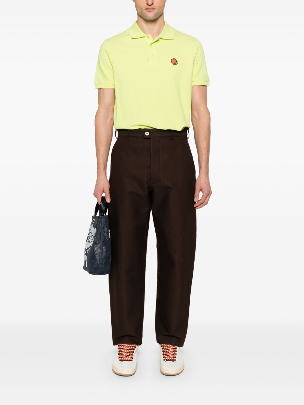 cotton tapered trousers - 2