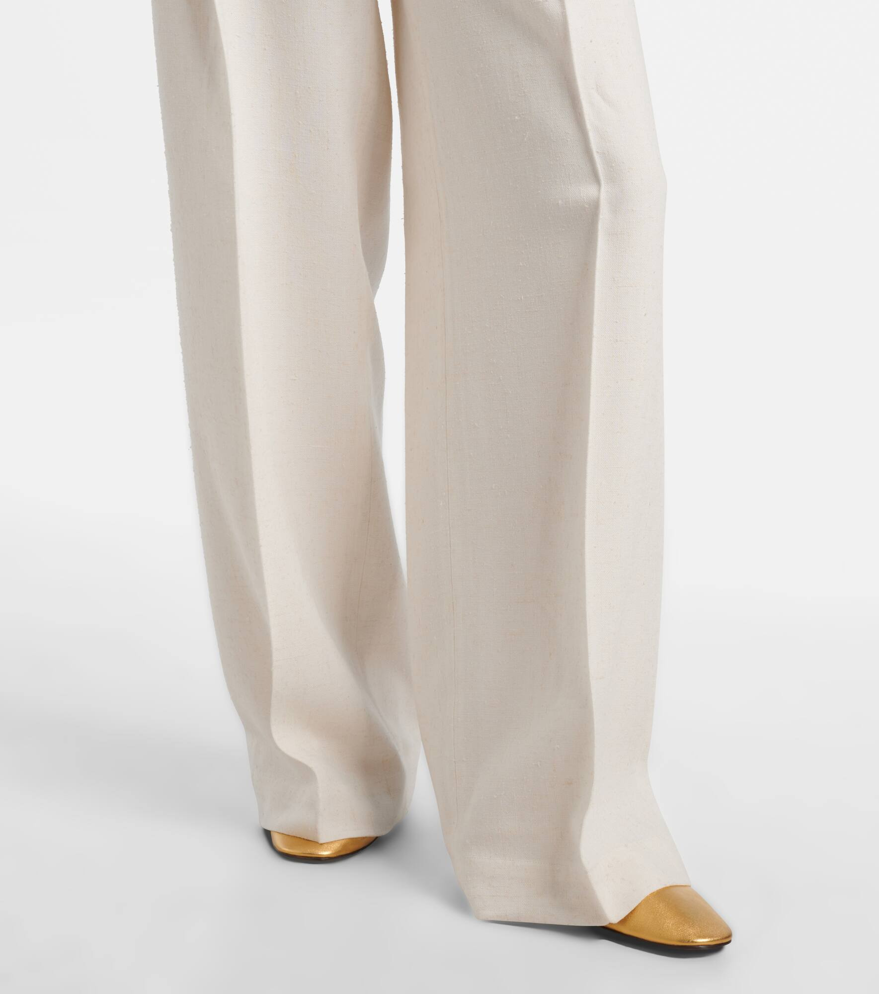High-rise wide-leg pants - 5