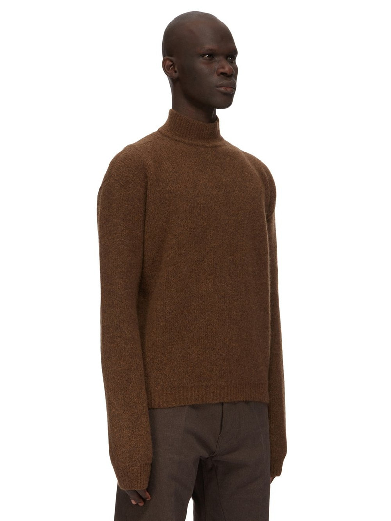 Rick Owens mock-neck sweater outlook