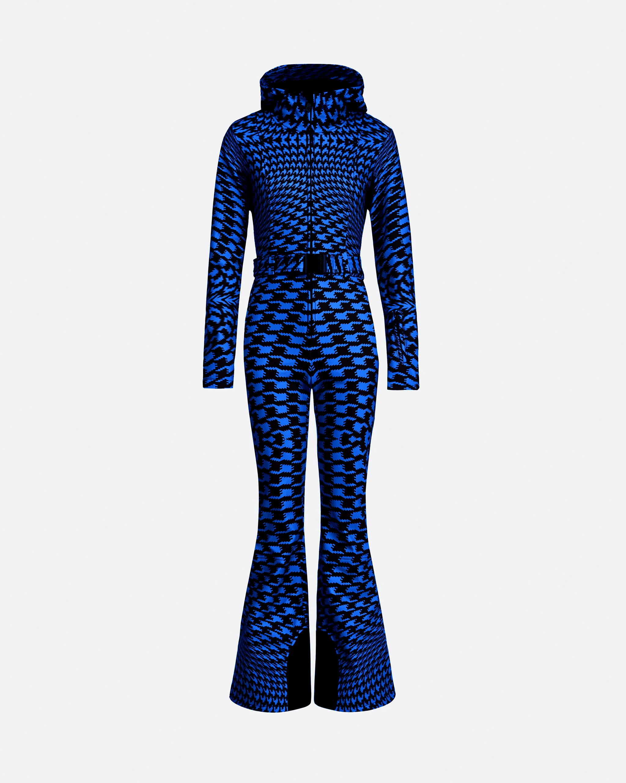 Twisted Houndstooth Tignes Ski Suit - 1