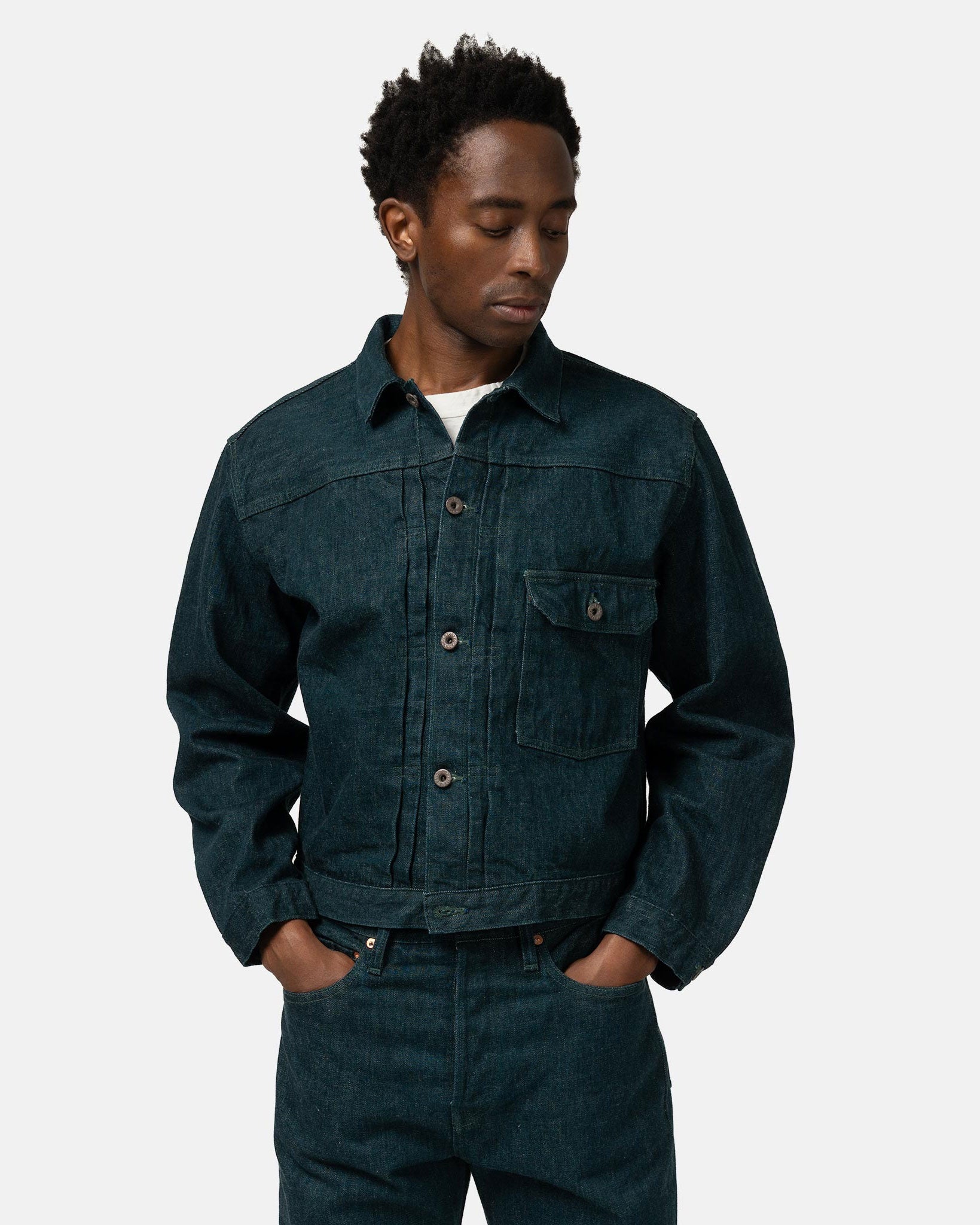 No.4 Plant Dyed Denim 1st JKT NO4 - 4