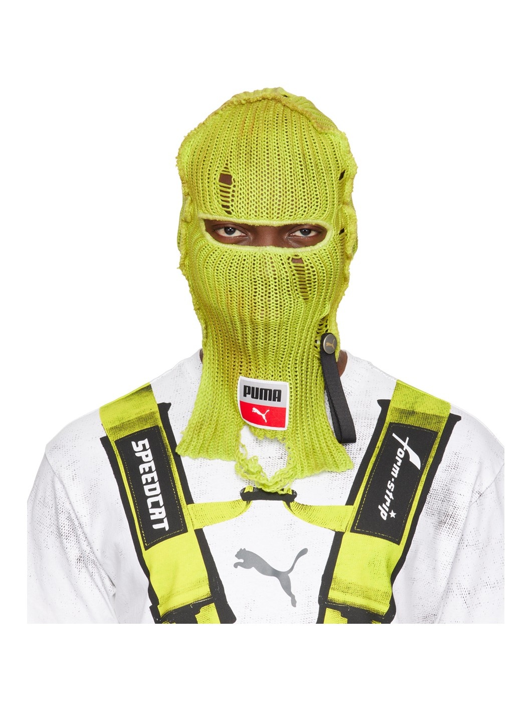 Green A$AP Rocky Edition Distressed Balaclava - 1