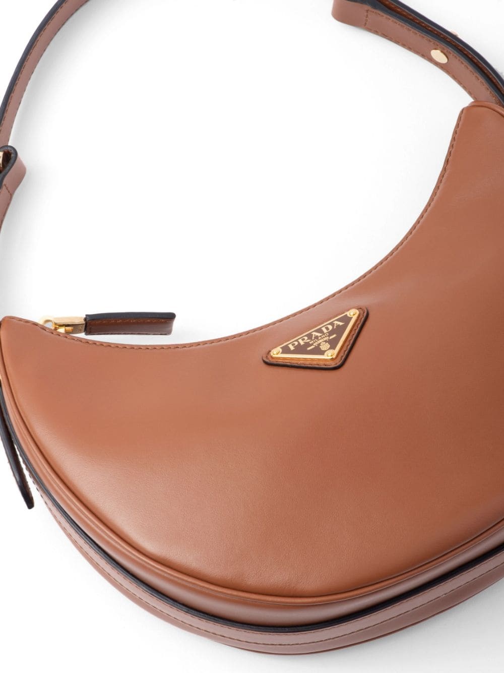 Arqué leather shoulder bag - 4