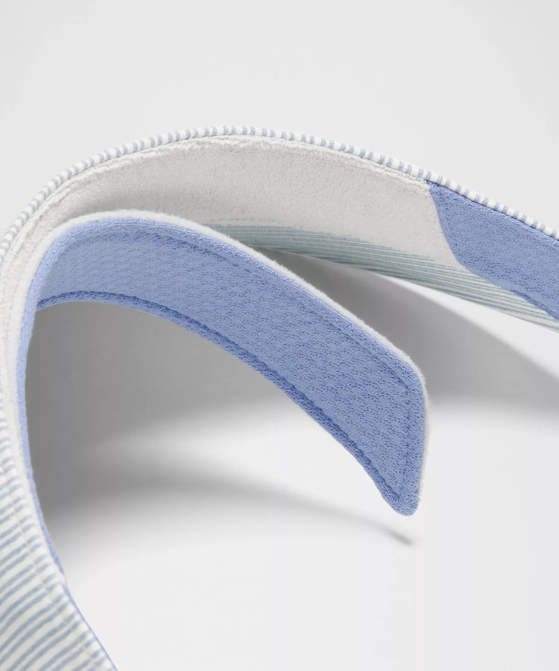 Striped Wide Brim Visor 4