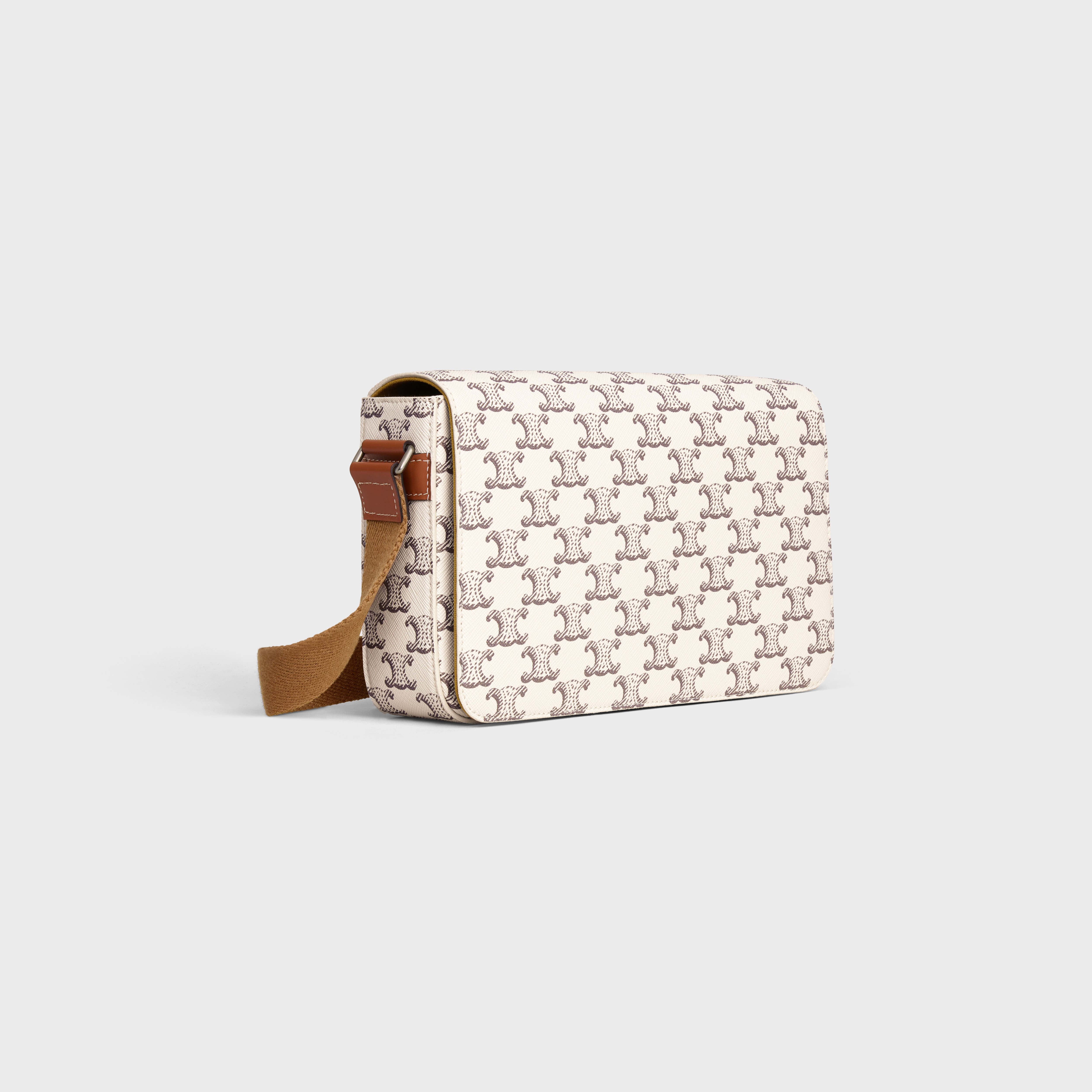 Flap Messenger in Triomphe Canvas and Calfskin - 2