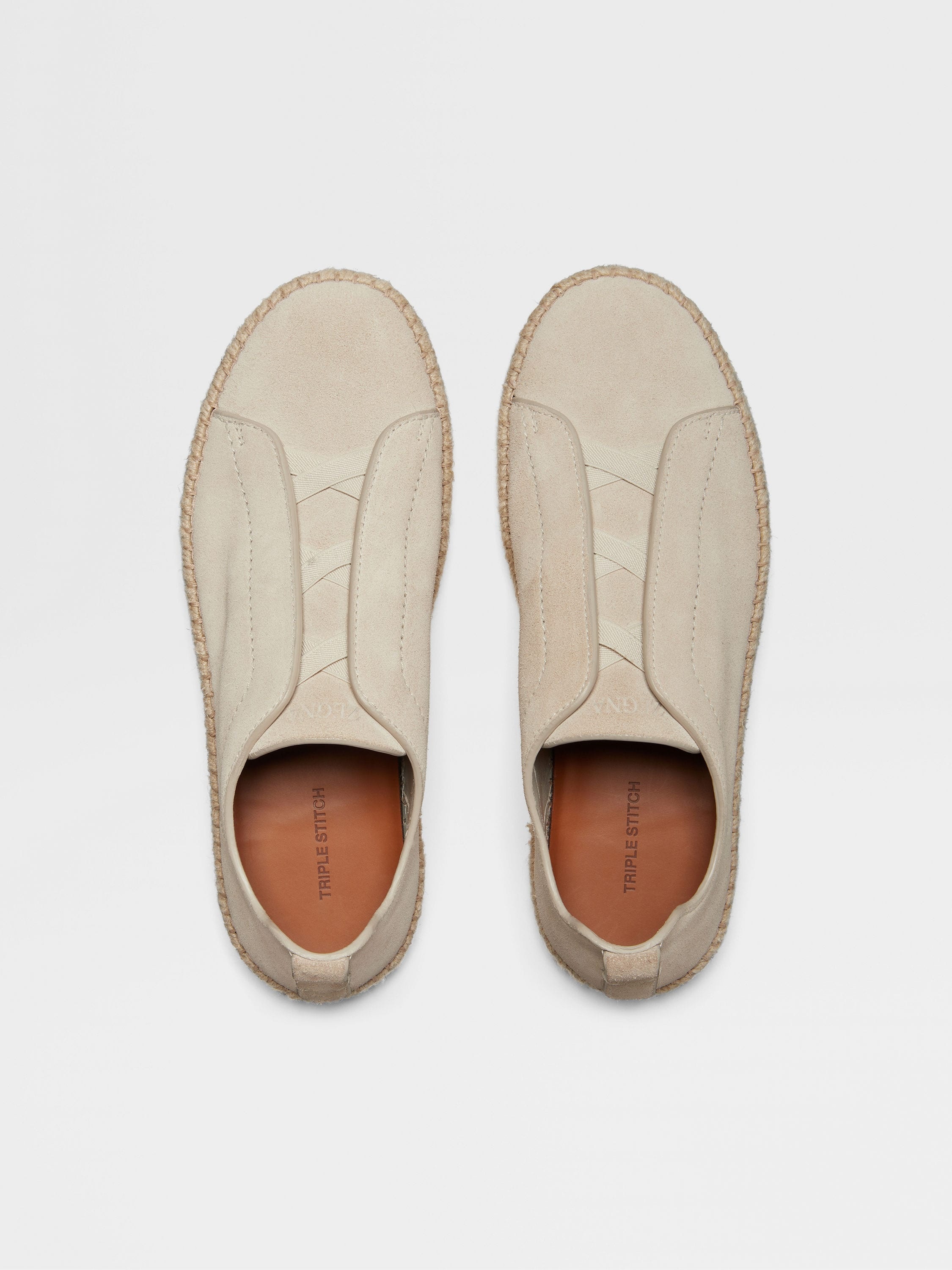 OFF WHITE SUEDE TRIPLE STITCH™ ESPADRILLES - 4