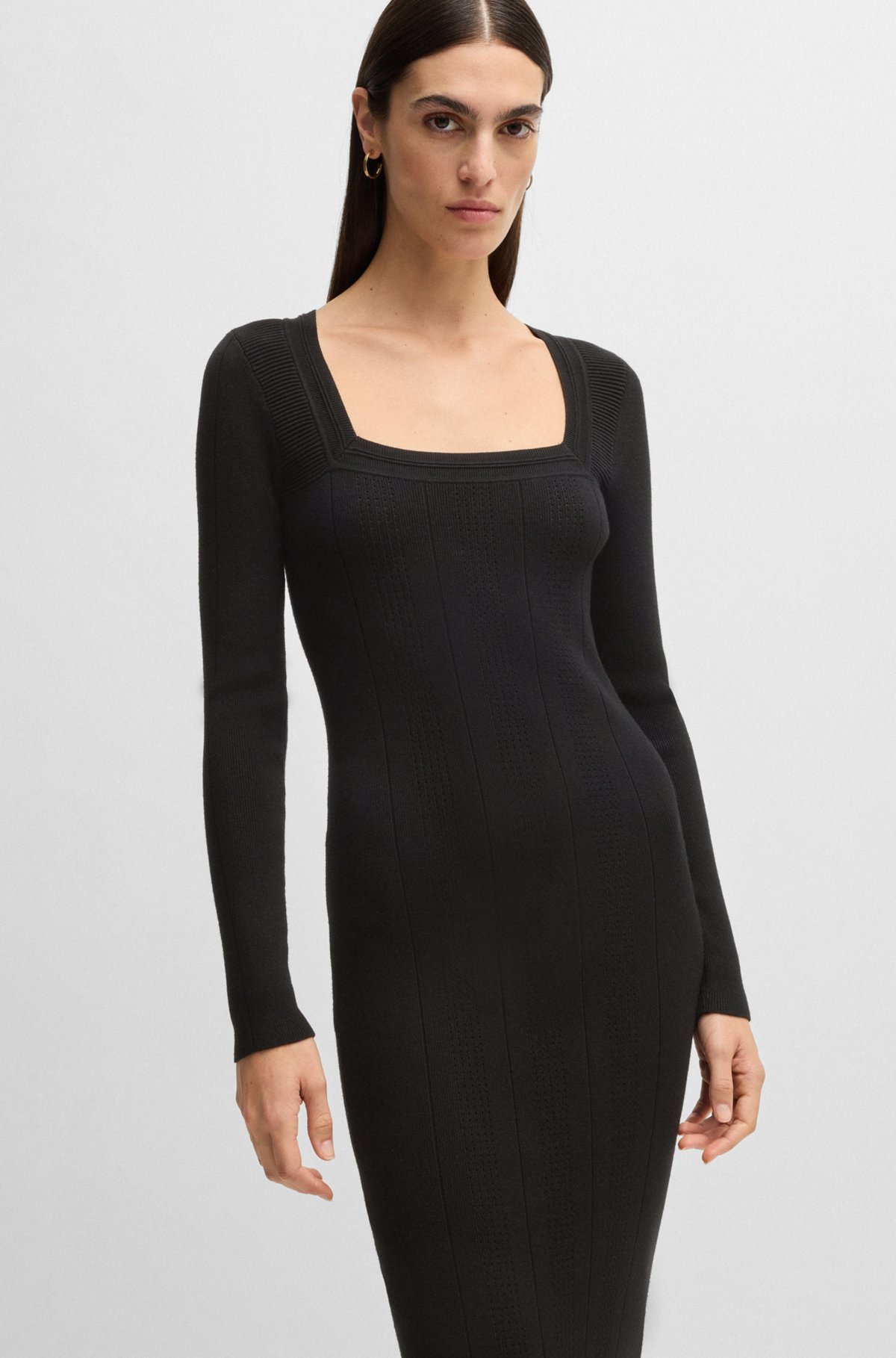 KNITTED RELAXED-FIT DRESS WITH ANTI-BACTERIAL FINISH - 6