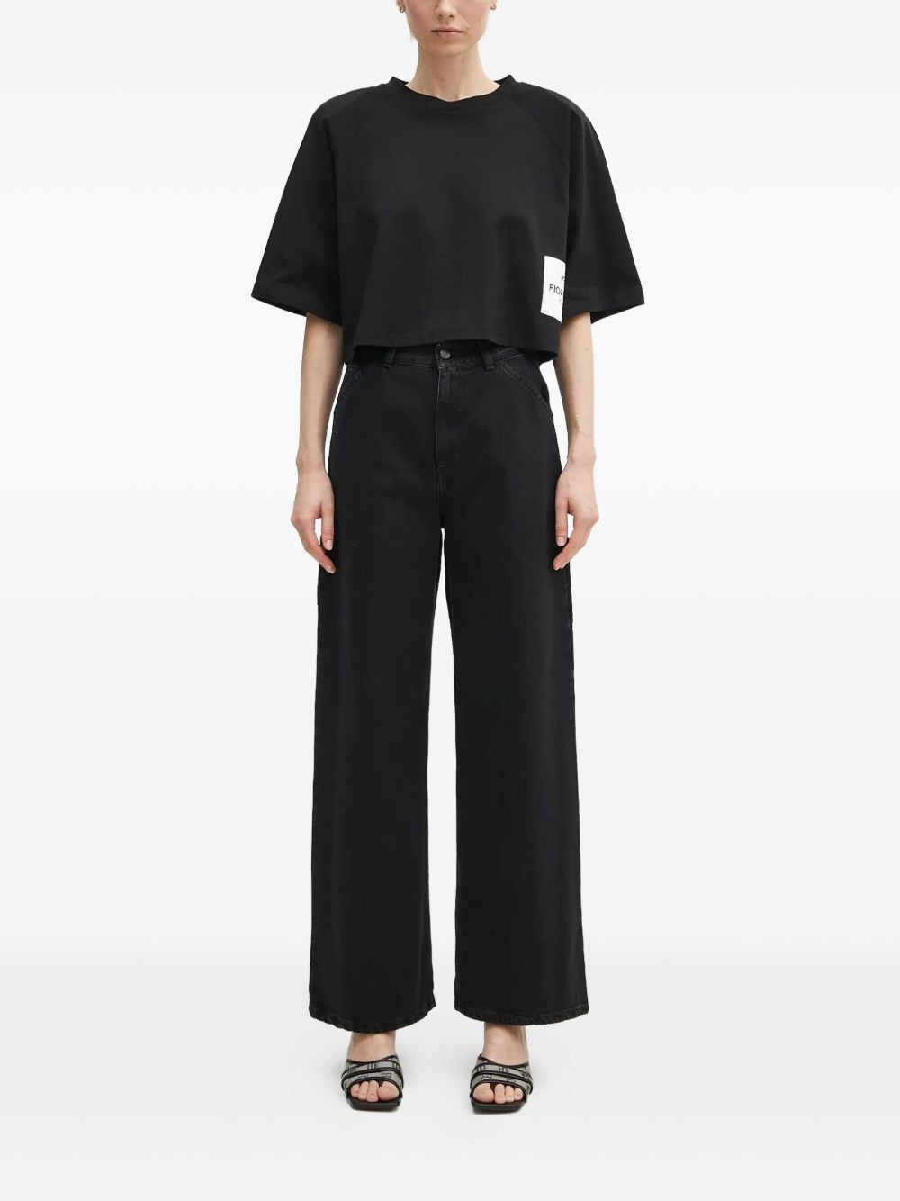cropped T-shirt - 2