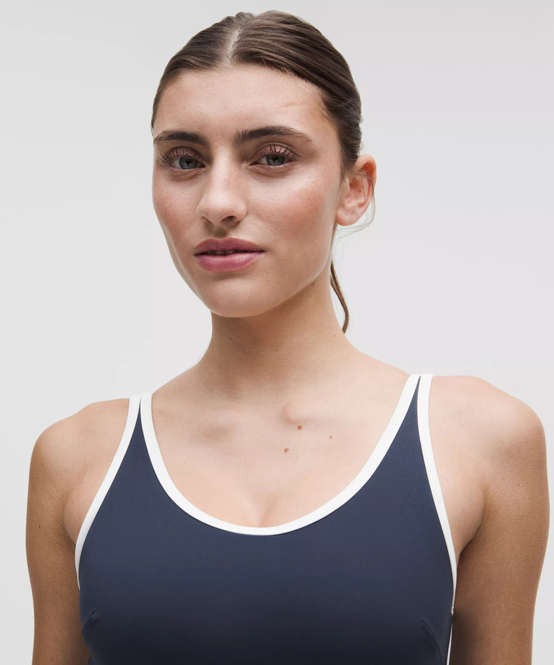 Scoop-Neck Cutout Tennis Dress 3