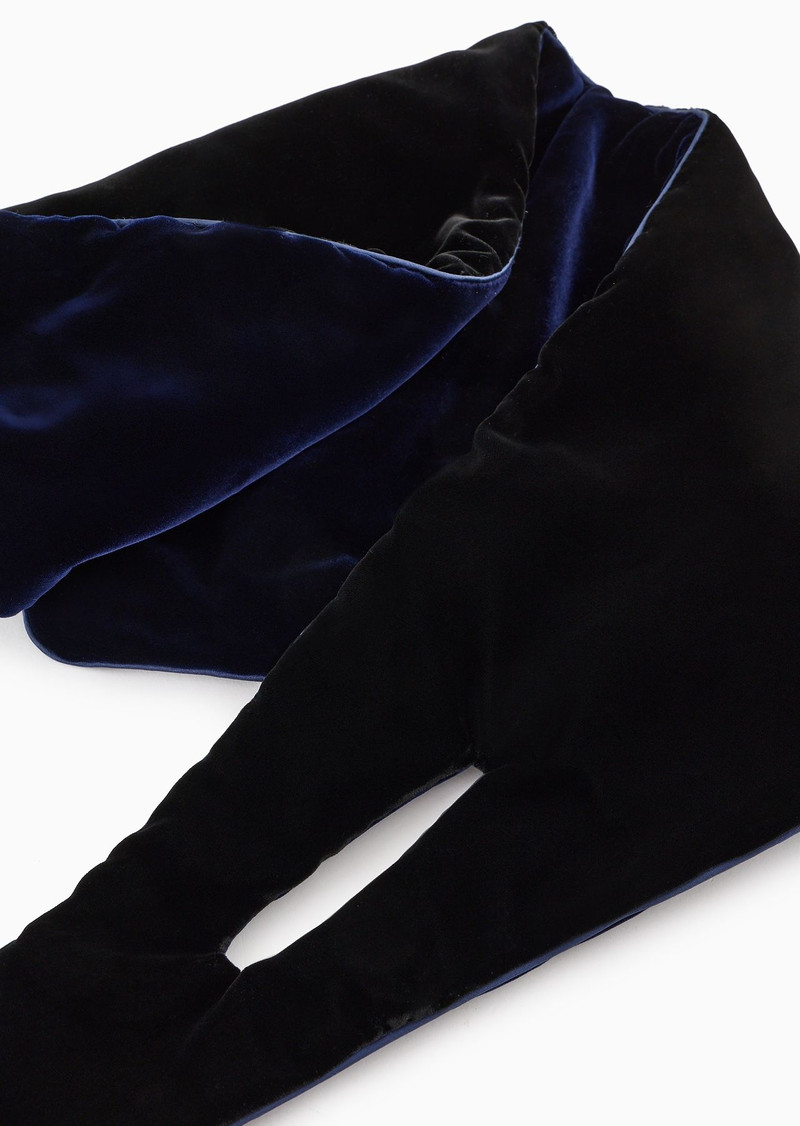 GIORGIO ARMANI Velvet collar outlook