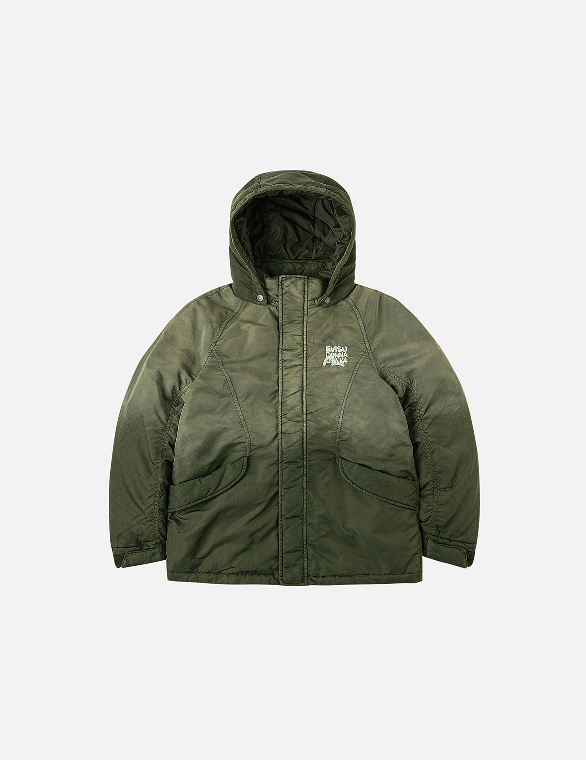 Logo and Slogan Embroidery Fashion Fit Jacket - 3