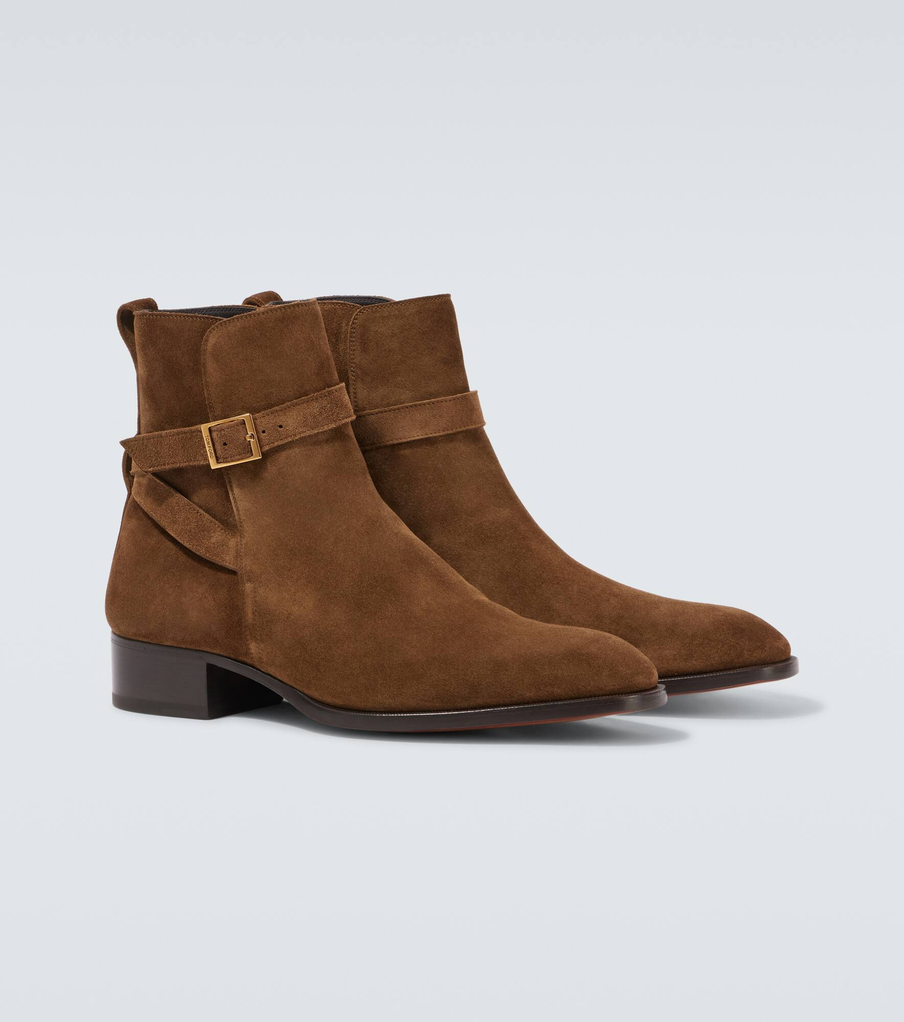 Hainaut suede Chelsea boots - 5