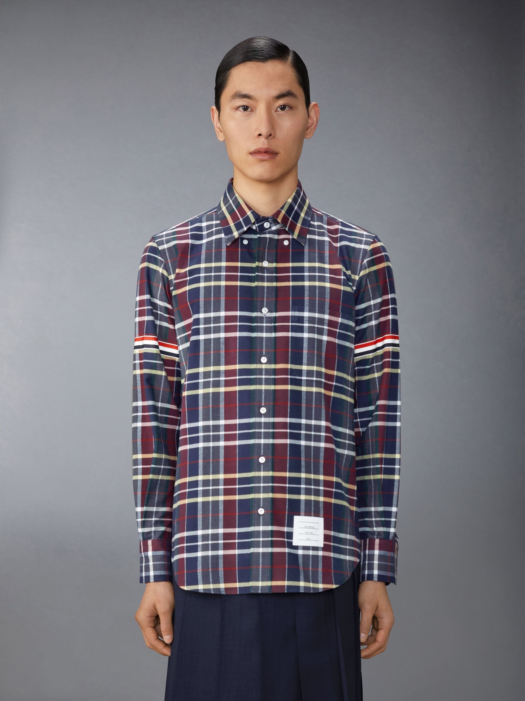 Hunting Tartan Cotton Flannel Armband Shirt - 2