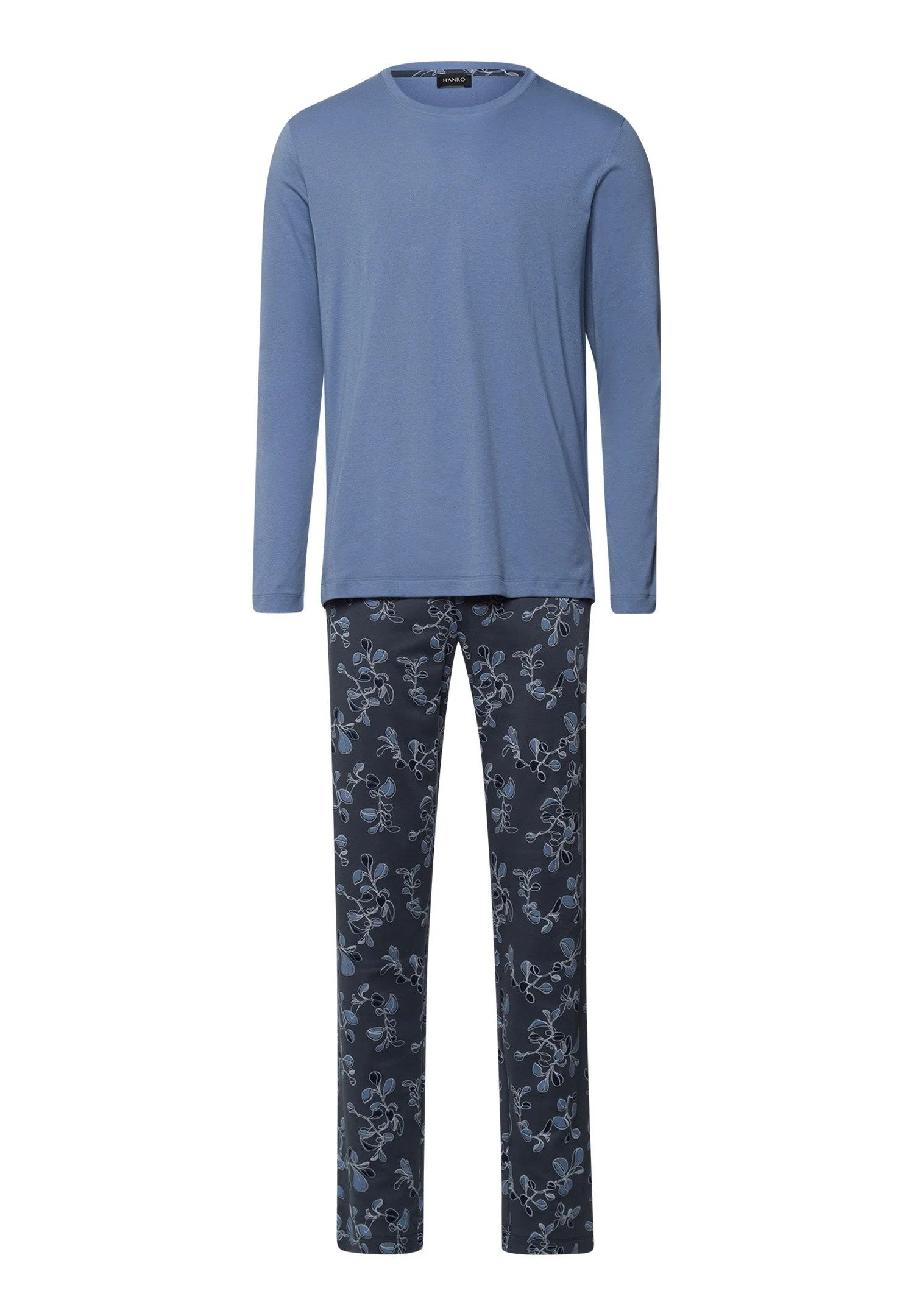 Night And Day Crew Neck Cotton Pajama Set - 1