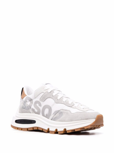 DSQUARED2 side logo-print sneakers outlook