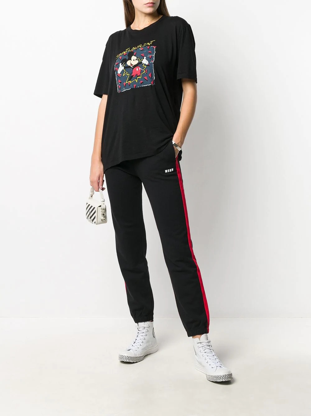 side-panel tapered track pants - 2