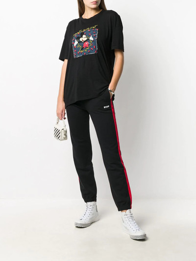 MSGM side-panel tapered track pants outlook