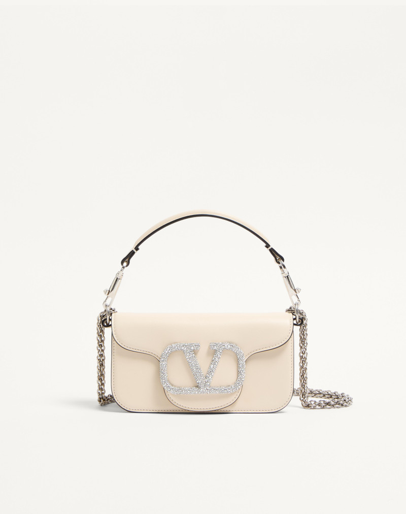 VALENTINO GARAVANI LOCÒ SMALL SHOULDER BAG WITH JEWEL LOGO 1