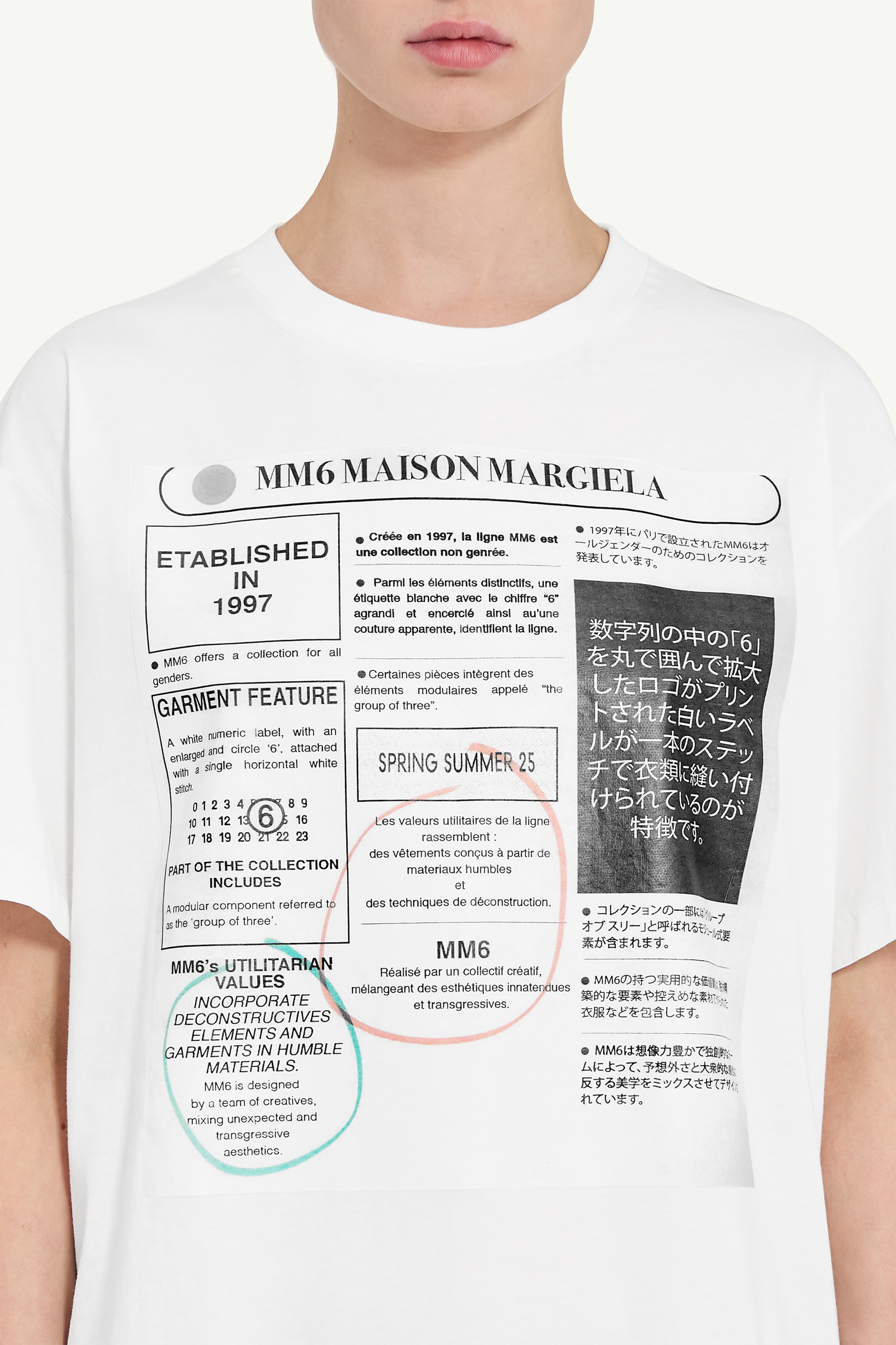 Newspaper print T-shirt - 5