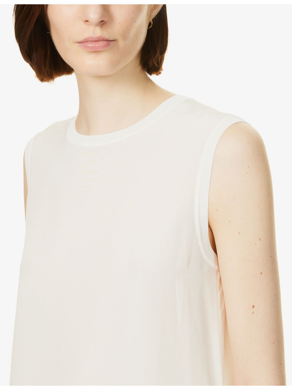 Bley sleeveless silk top - 5
