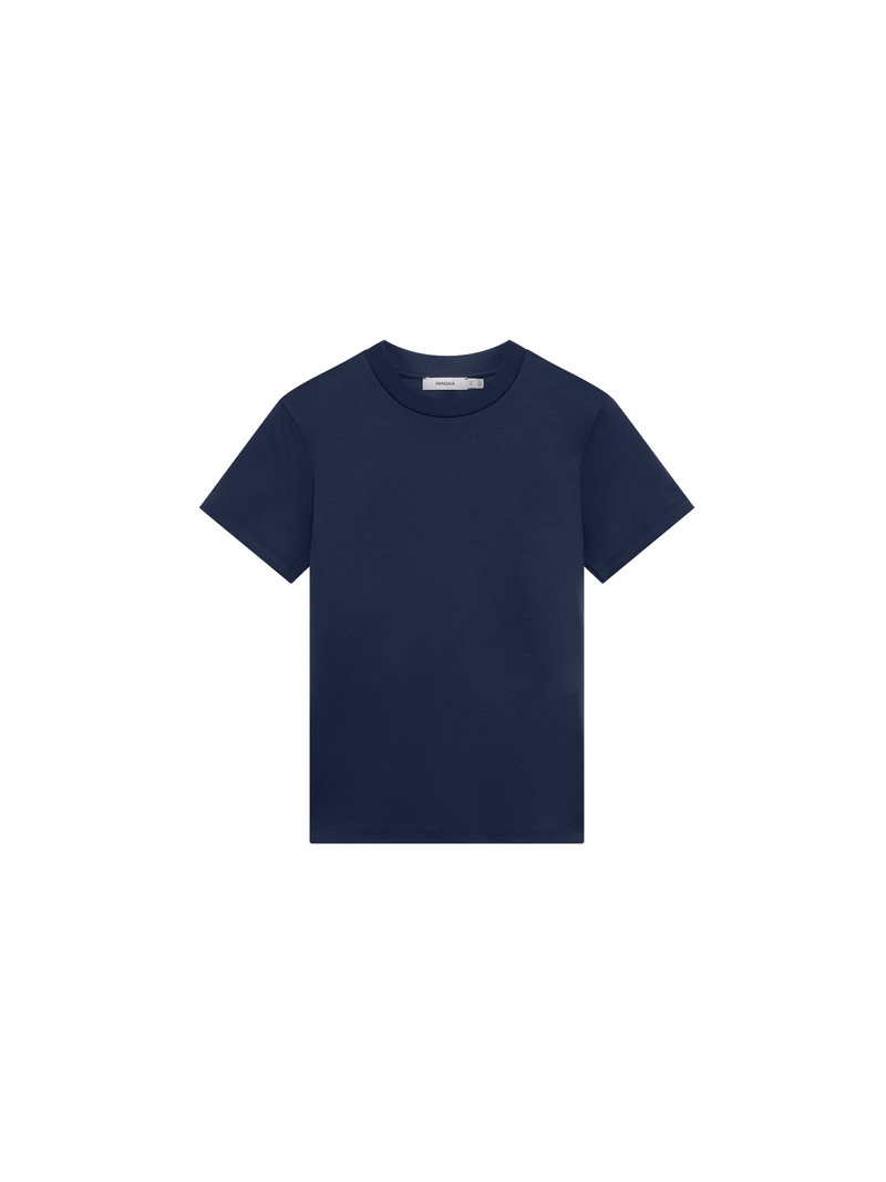 Womens Interlock T-Shirt - Granite Navy 1