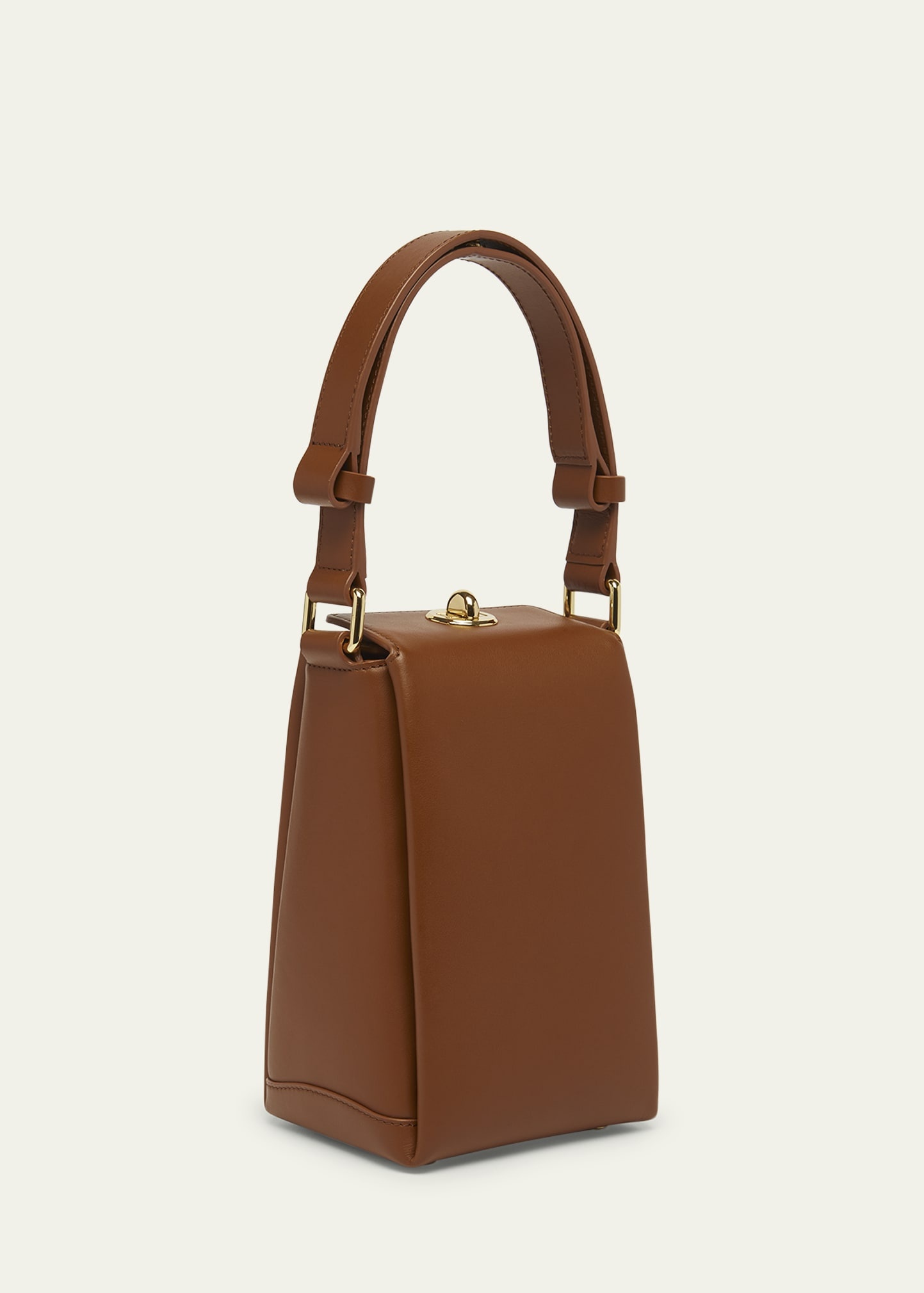 Leather Top-Handle Bag - 3