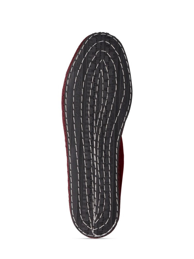 10mm Mary Jane Bordeaux velvet slippers - 6