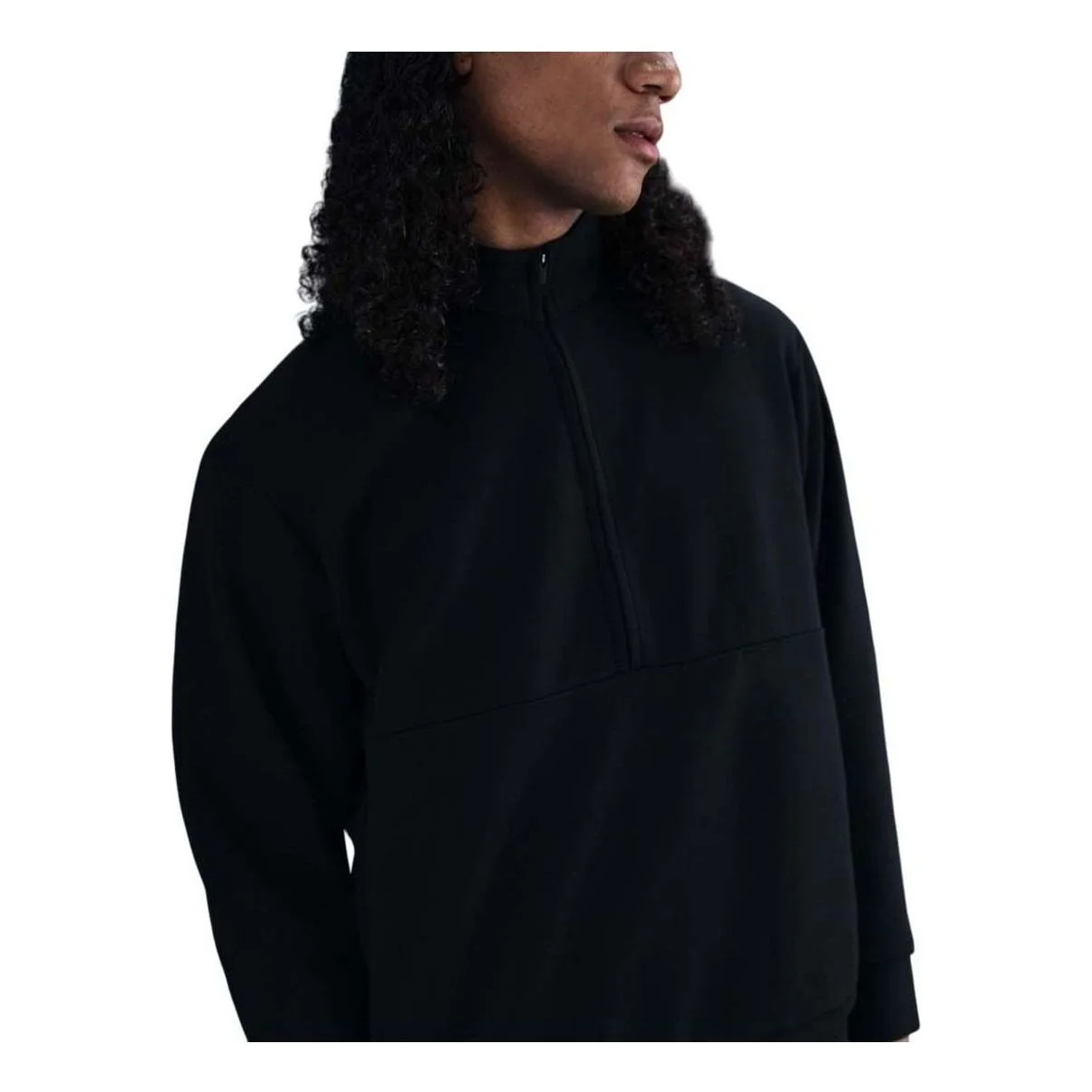 Nike 24.7 Impossiblysoft Dri-FIT 1/2-Zip Top Asia Sizing 'Black' HQ6954-010 - 1