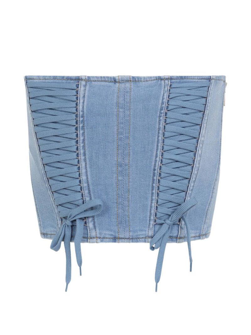 ELISABETTA FRANCHI lace-up top outlook