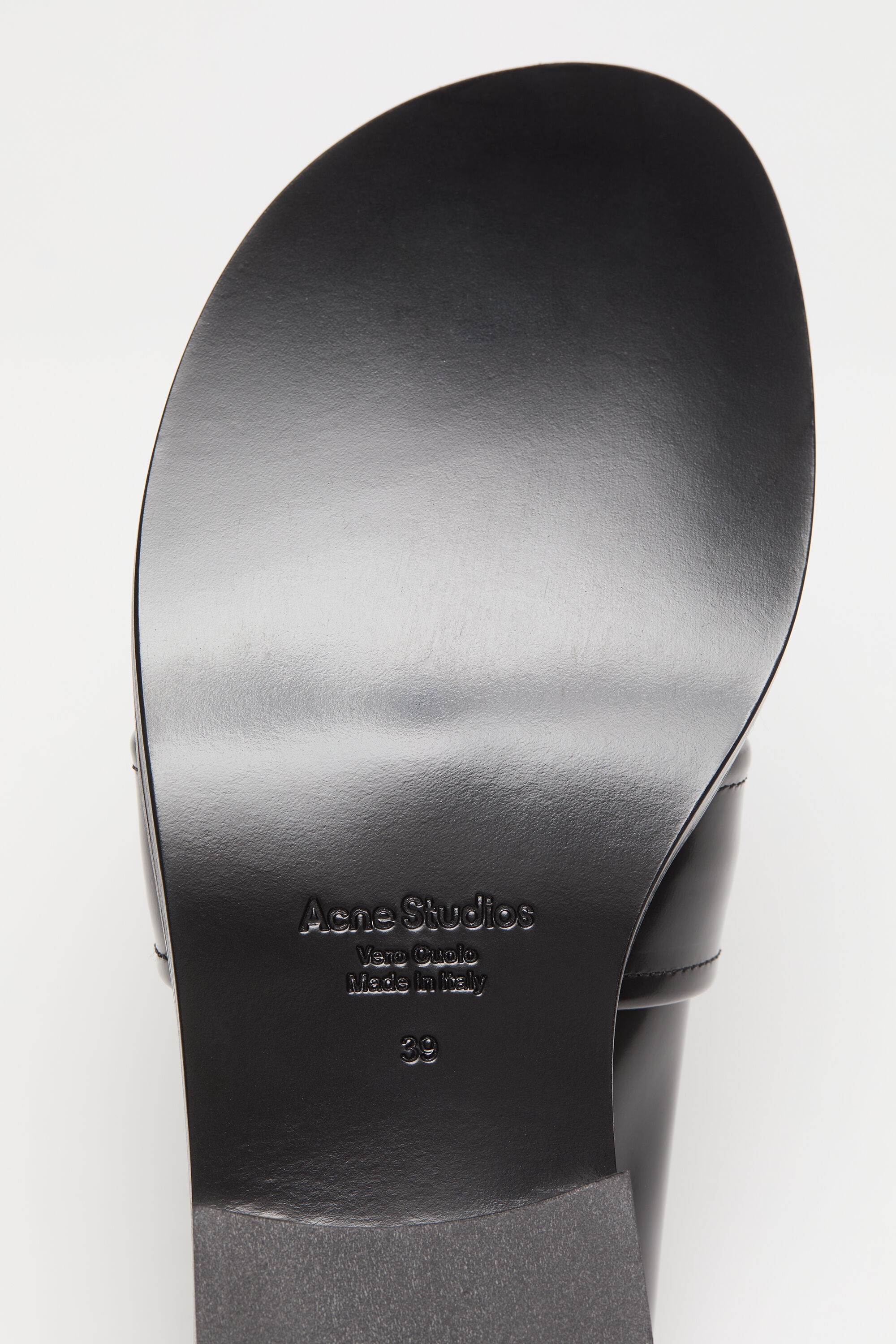 Leather loafers - Black - 6