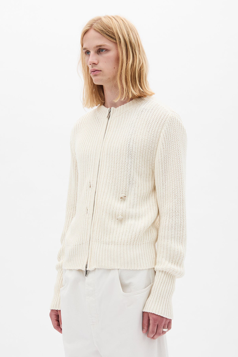 Ann Demeulemeester Ismael Zipped Knit Bomber outlook