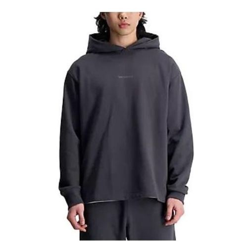New Balance Athletics Linear Fleece Hooded Top 'Dark Grey' MT33559-ACK - 1