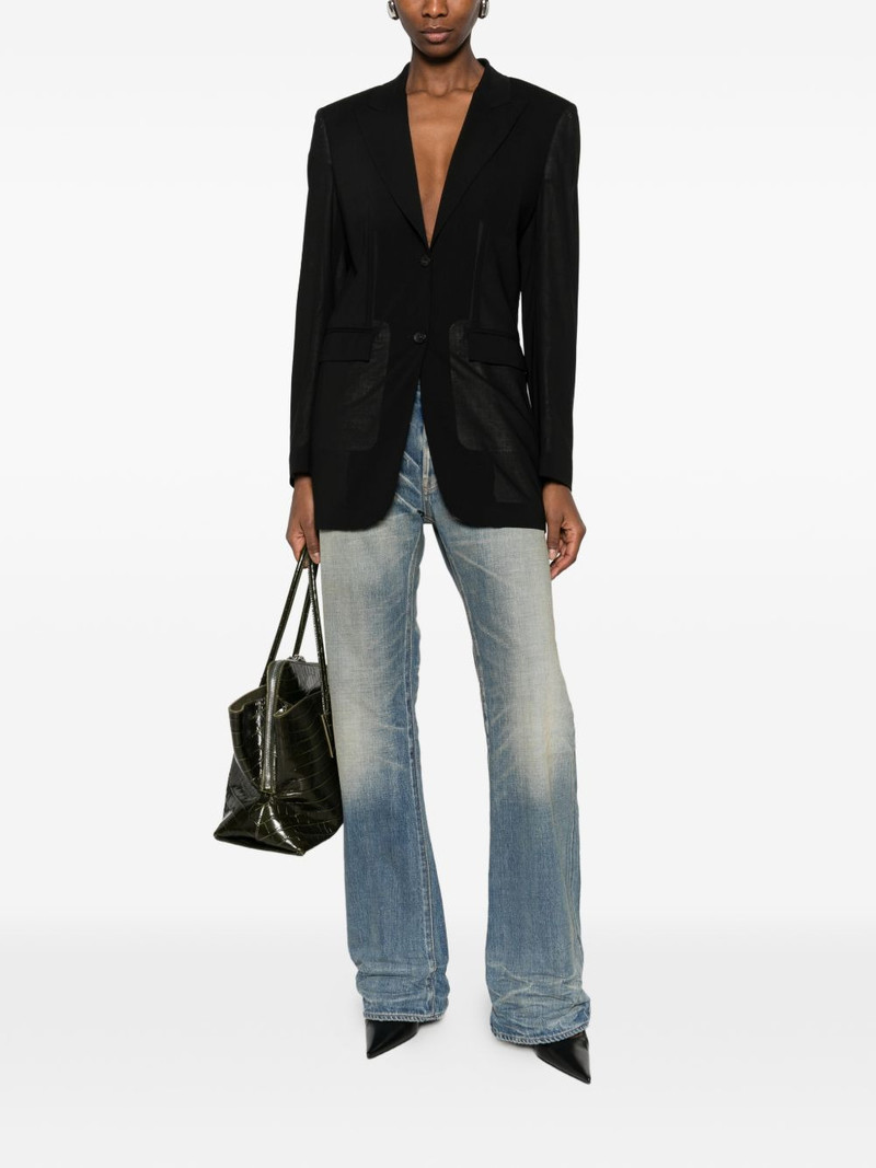 Blumarine patch-pocket blazer outlook