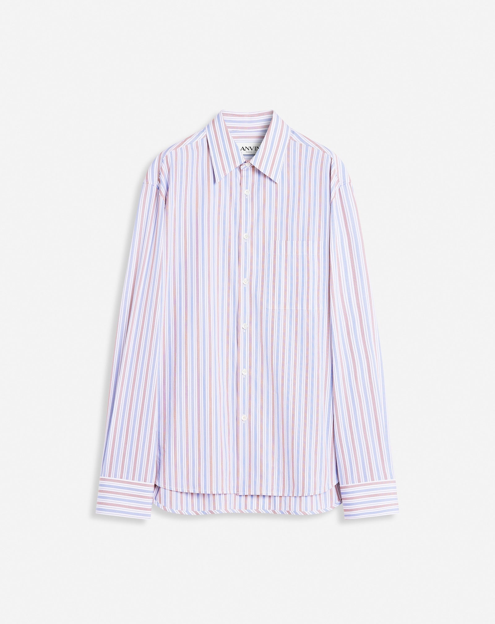 STRIPED LOOSE SHIRT - 1