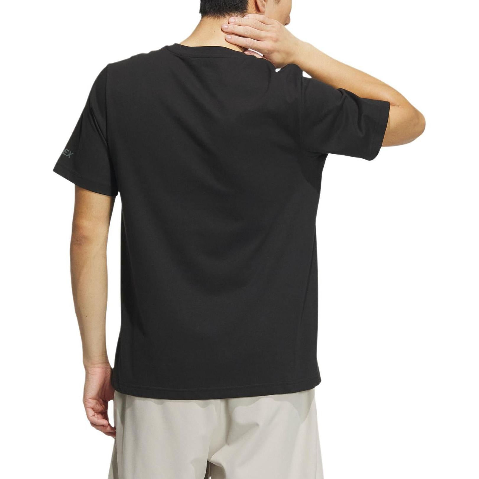 adidas Big Logo T-shirt Asia Sizing 'Black' IS0298 - 4